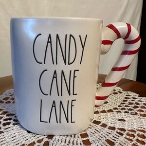 Ceramic “CANDY CANE LANE” coffee mug